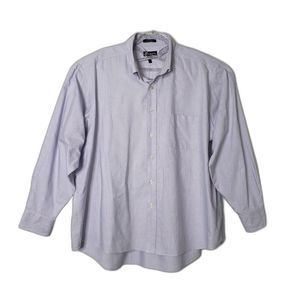 CHAPS Lavender Purple Button Down Dress Shirt Size XXL